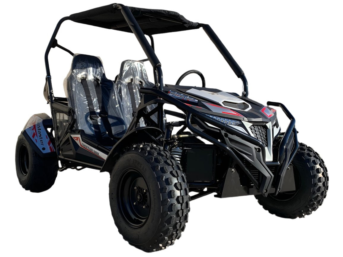 Cheetah 300E EFI UTV Go Kart, Shaft Drive, Liquid Cooled CVT Auto with Reverse