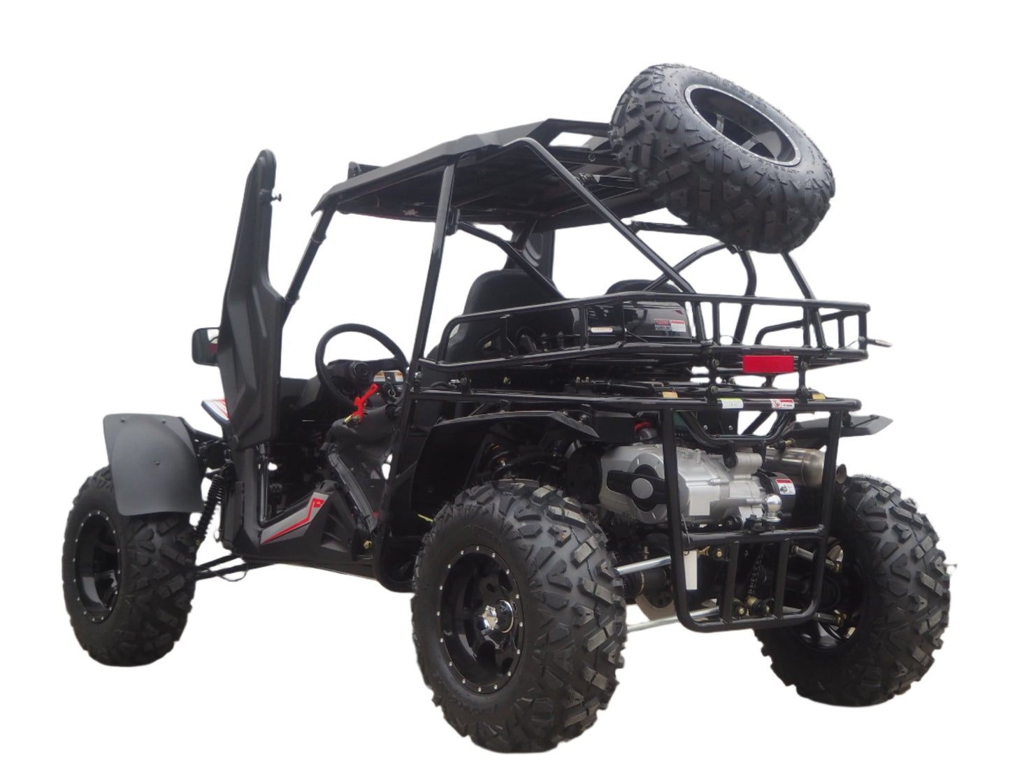 Cheetah 300Pro EFI Deluxe UTV Go Kart, Shaft Drive, Liquid Cooled CVT Auto with Reverse, Side Doors, Hard Top, Windshield, LED Light Bar