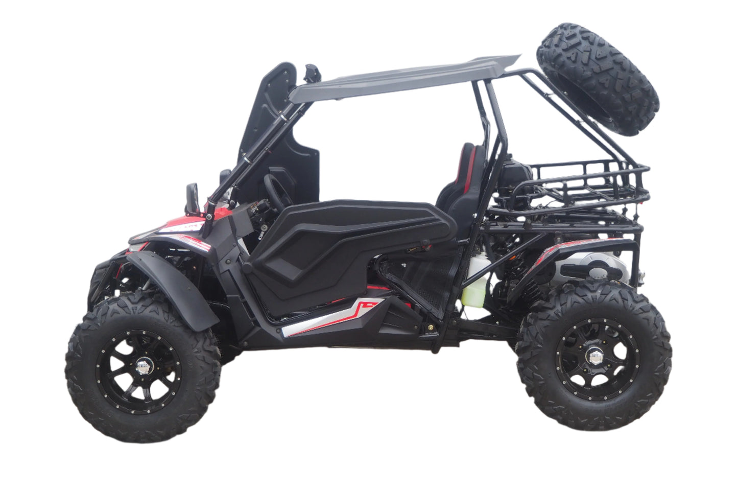 Cheetah 300Pro EFI Deluxe UTV Go Kart, Shaft Drive, Liquid Cooled CVT Auto with Reverse, Side Doors, Hard Top, Windshield, LED Light Bar