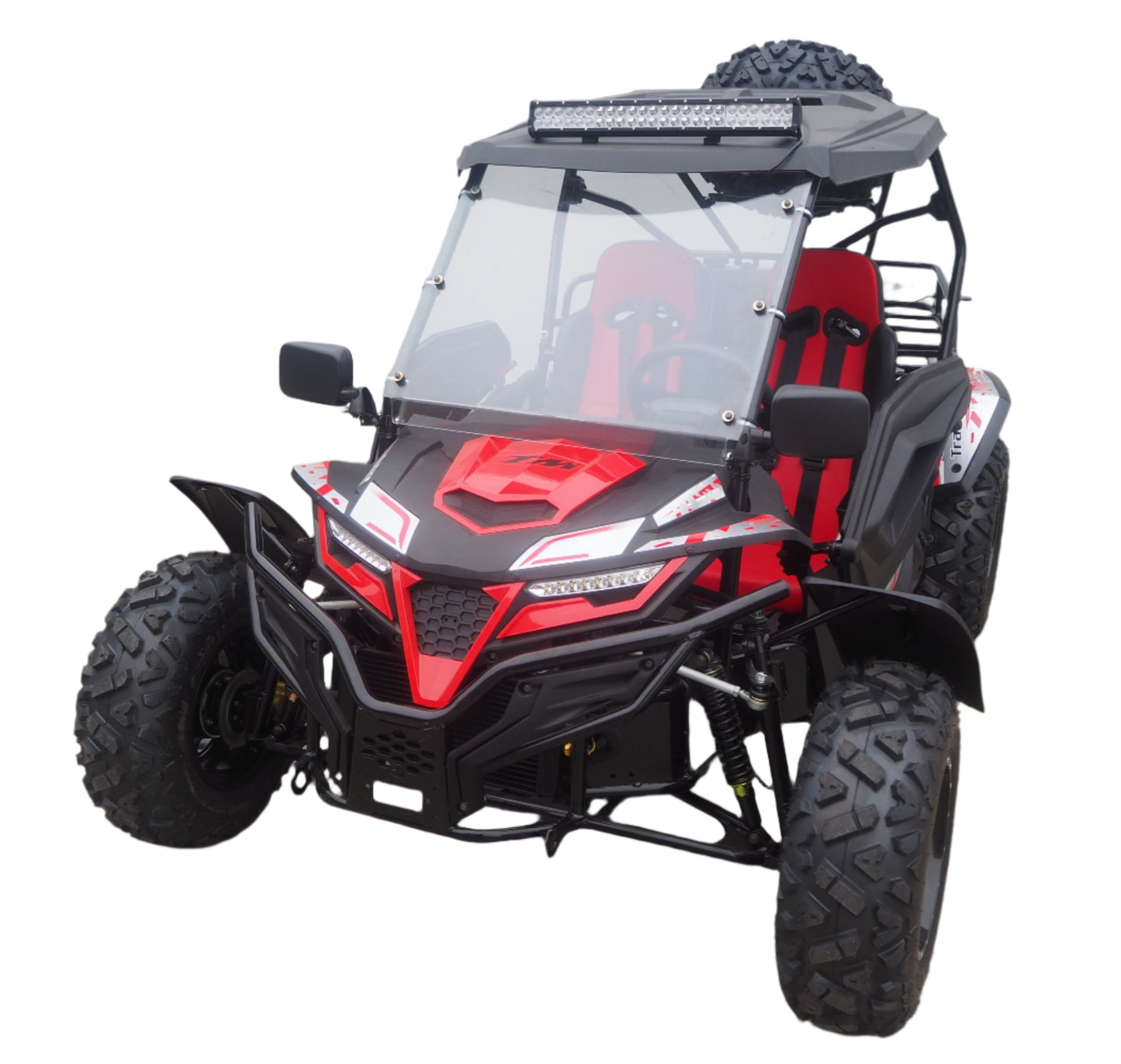 Cheetah 300Pro EFI Deluxe UTV Go Kart, Shaft Drive, Liquid Cooled CVT Auto with Reverse, Side Doors, Hard Top, Windshield, LED Light Bar