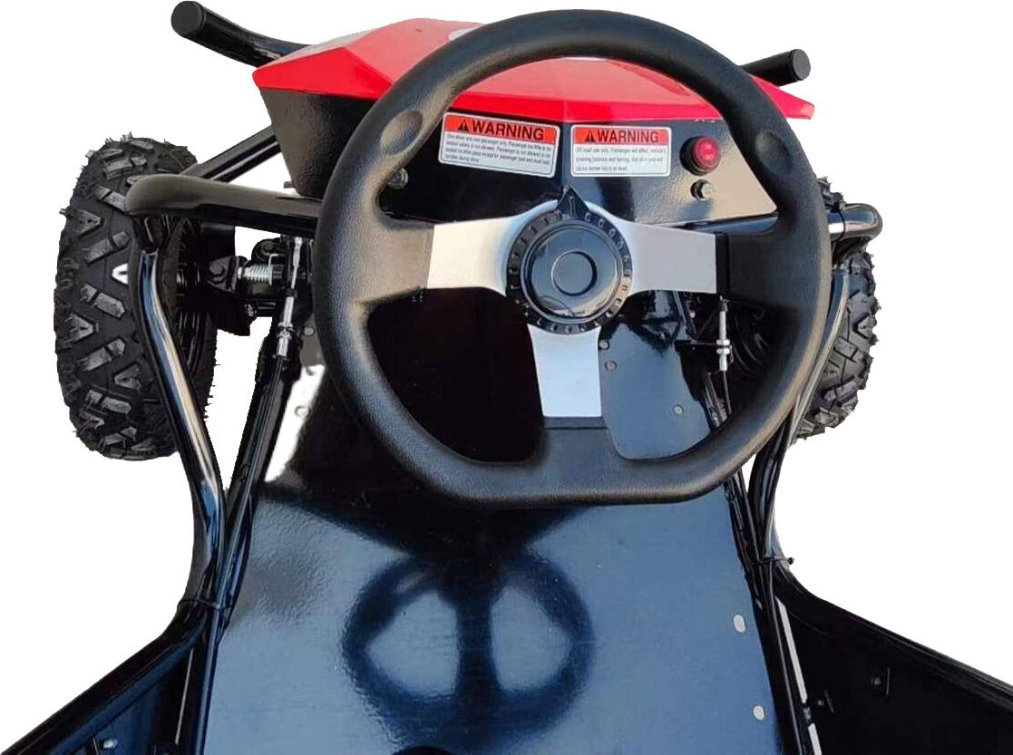 Cheetah 3 Kids Mini Go Kart, 80cc gas engine, seat belt, Kids Ages 4-9