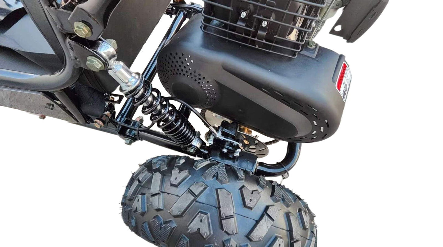 Cheetah 3 Kids Mini Go Kart, 80cc gas engine, seat belt, Kids Ages 4-9