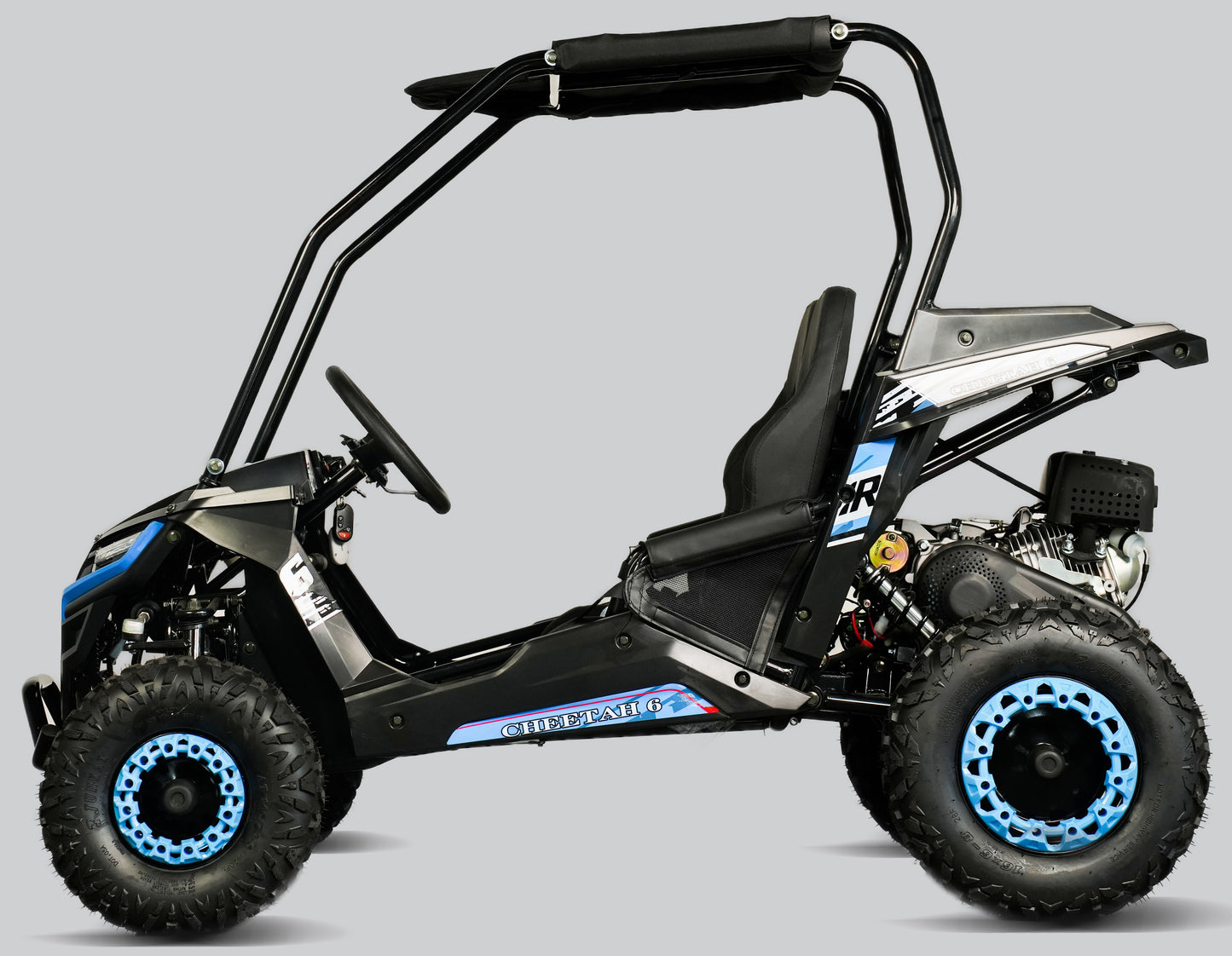 Cheetah-6 Go Kart, 5.5hp Electric Start, Remote Start/Kill with Reverse, Kids Ages 4-9