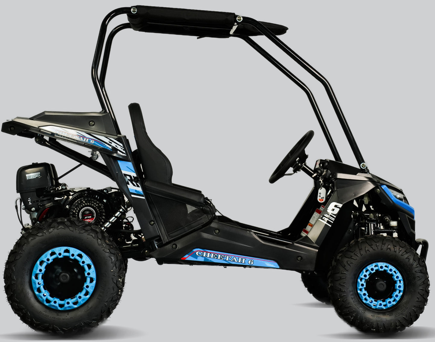 Cheetah-6 Go Kart, 5.5hp Electric Start, Remote Start/Kill with Reverse, Kids Ages 4-9