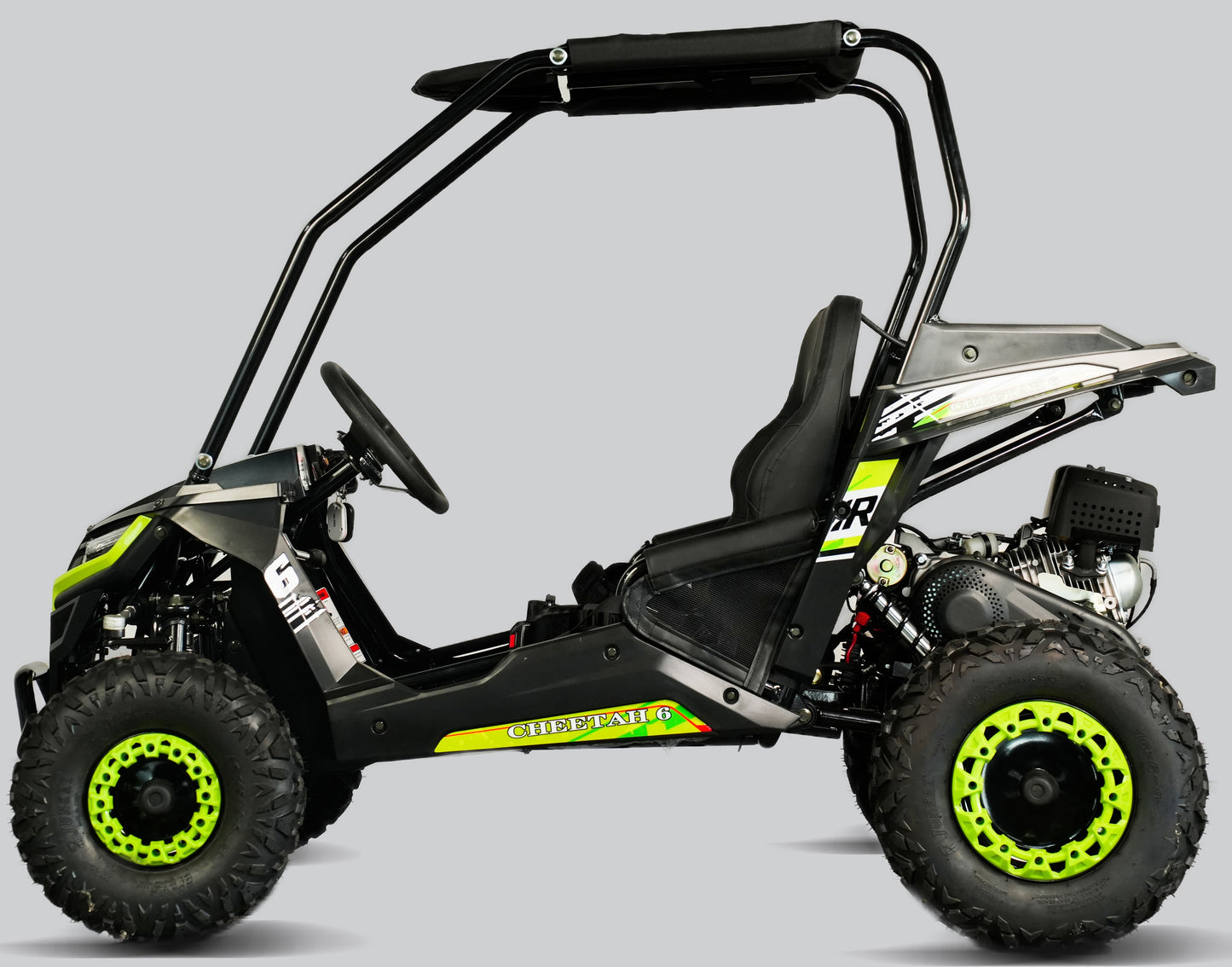 Cheetah-6 Go Kart, 5.5hp Electric Start, Remote Start/Kill with Reverse, Kids Ages 4-9