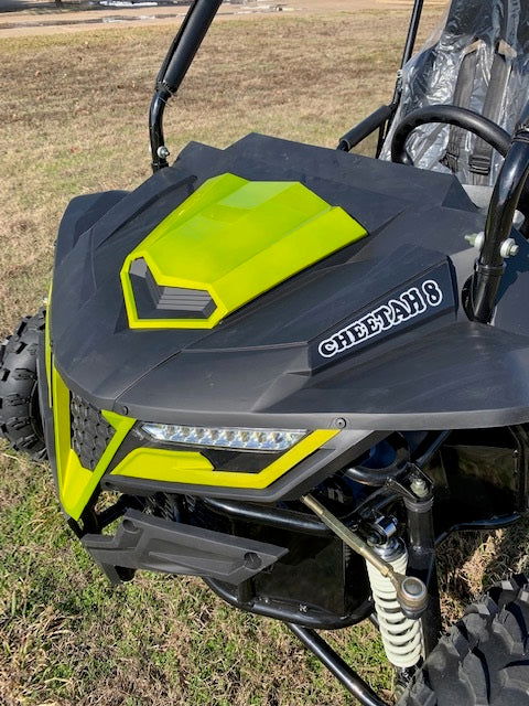 Cheetah 8 Mid-Sized Go Kart - 7hp, Torque Converter, Electric Start, Automatic with Reverse, Ages 12 and up