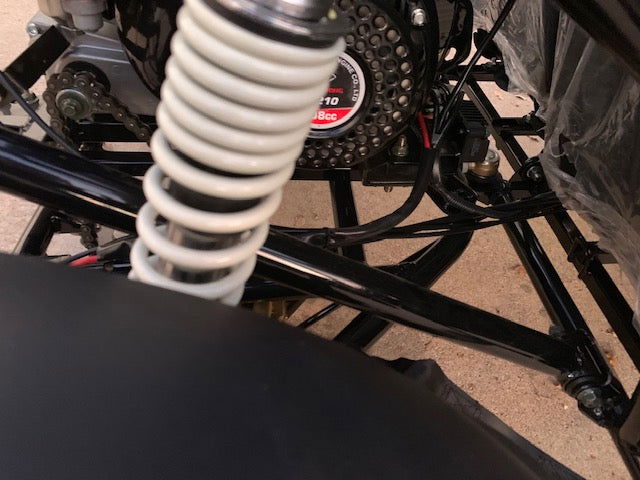 Cheetah 8 Mid-Sized Go Kart - 7hp, Torque Converter, Electric Start, Automatic with Reverse, Ages 12 and up