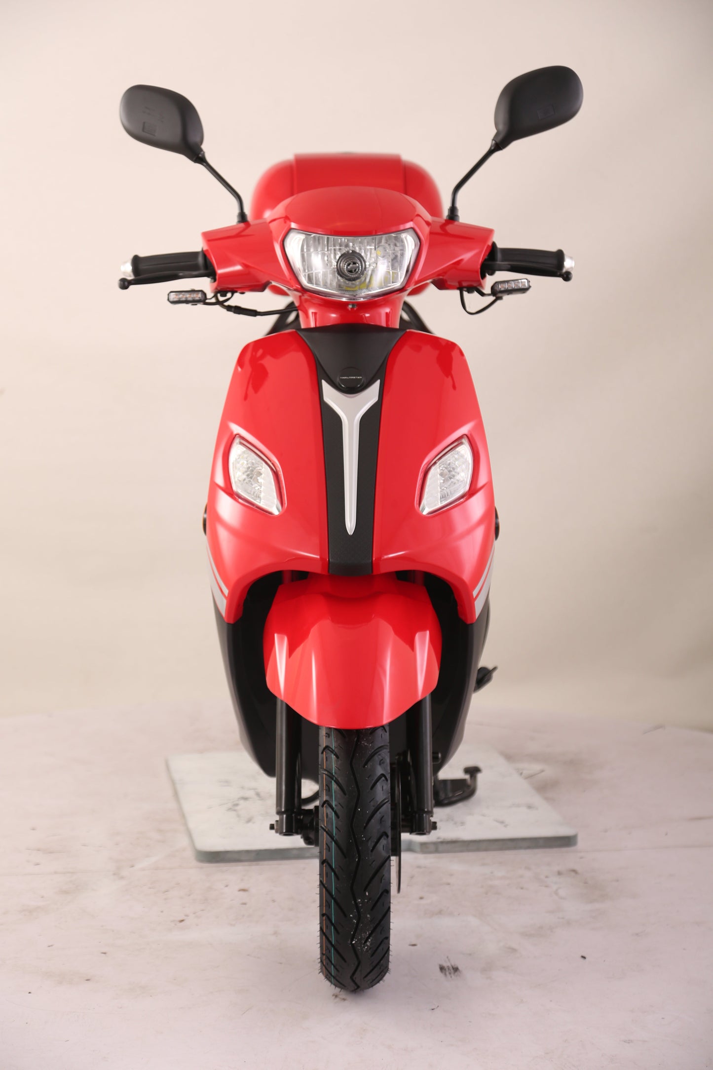 Flash 50cc Street Scooter, CVT Automatic, LED Lights, Rear Trunk Included