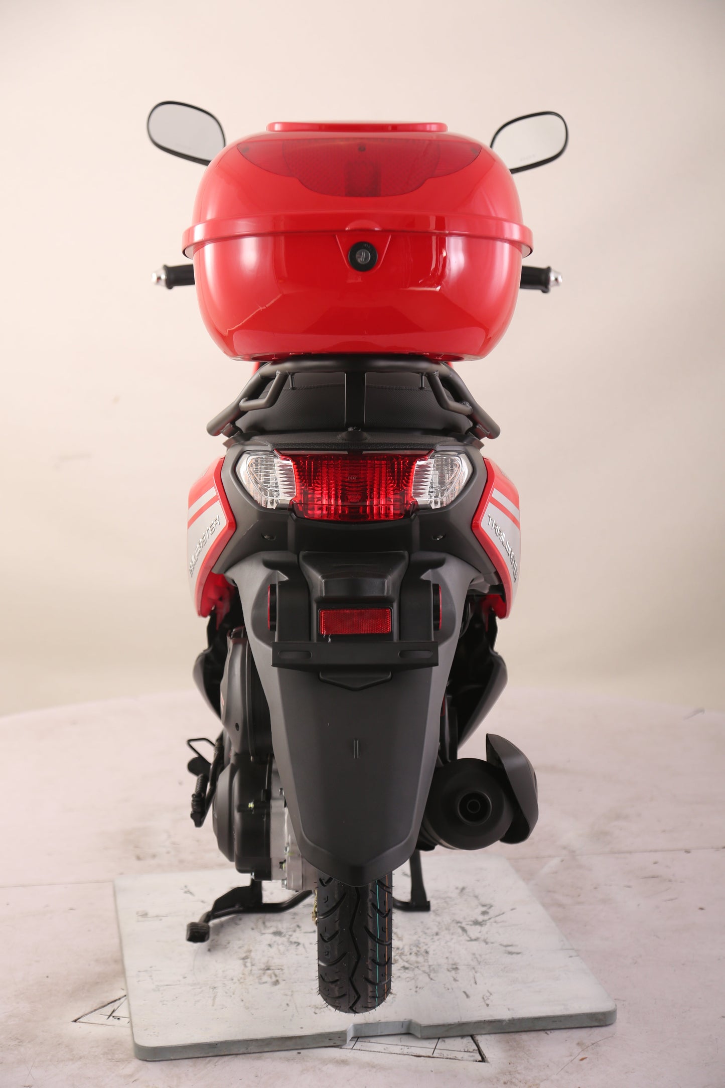 Flash 50cc Street Scooter, CVT Automatic, LED Lights, Rear Trunk Included