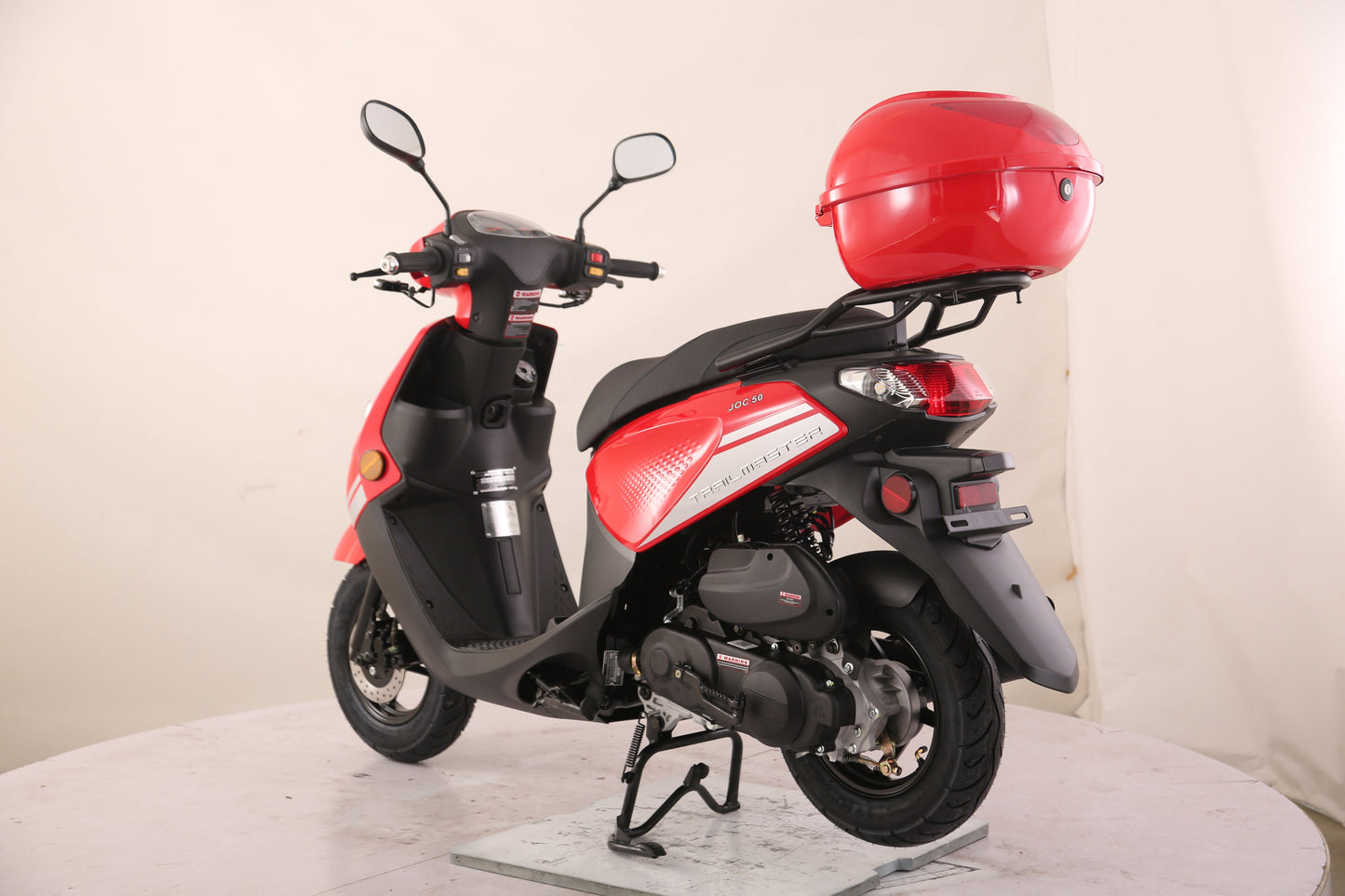 Flash 50cc Street Scooter, CVT Automatic, LED Lights, Rear Trunk Included