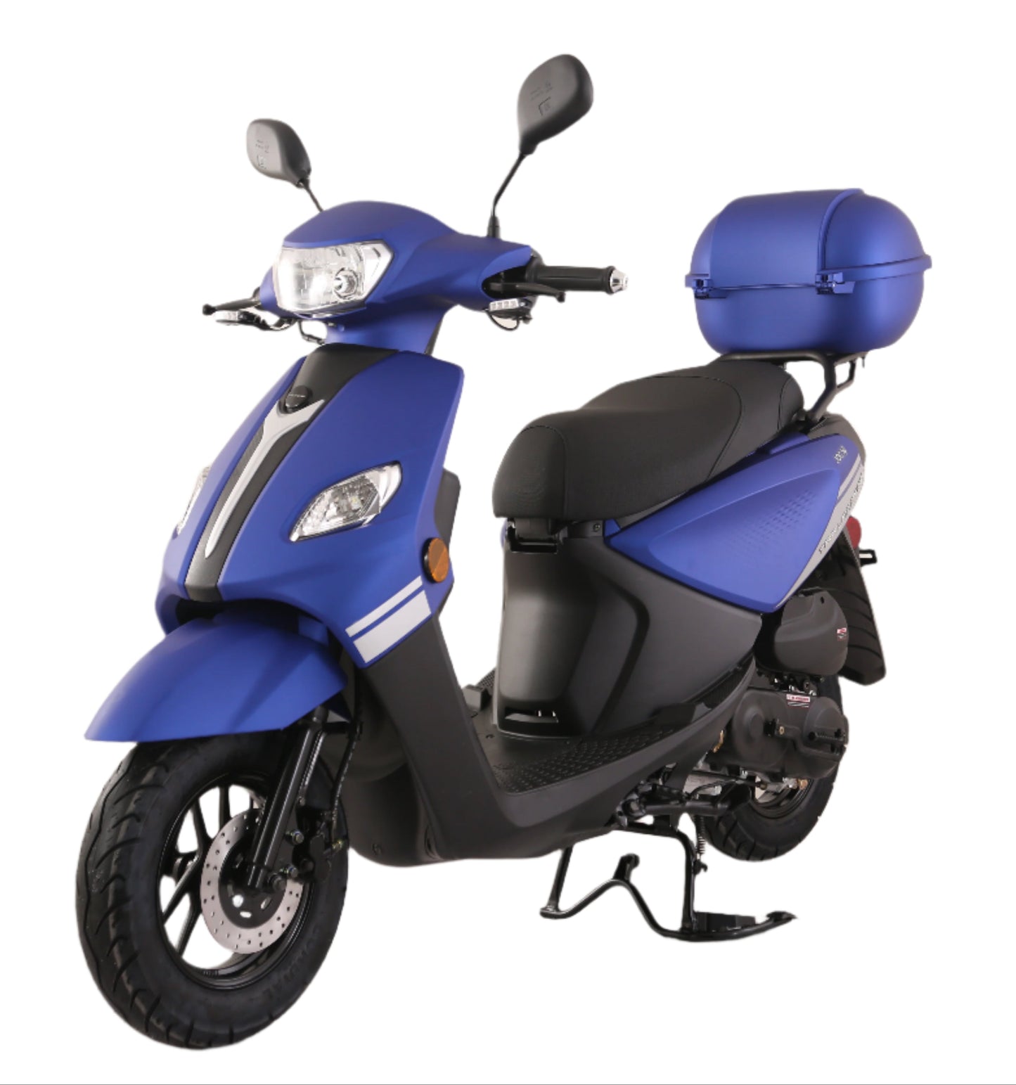Flash 50cc Street Scooter, CVT Automatic, LED Lights, Rear Trunk Included