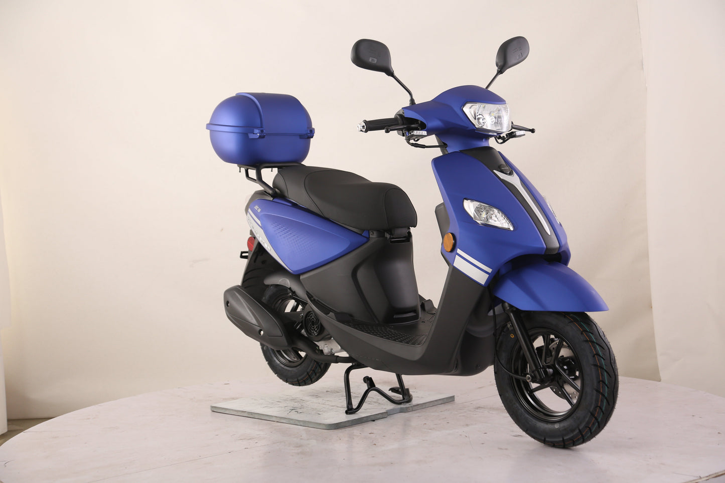 Flash 50cc Street Scooter, CVT Automatic, LED Lights, Rear Trunk Included