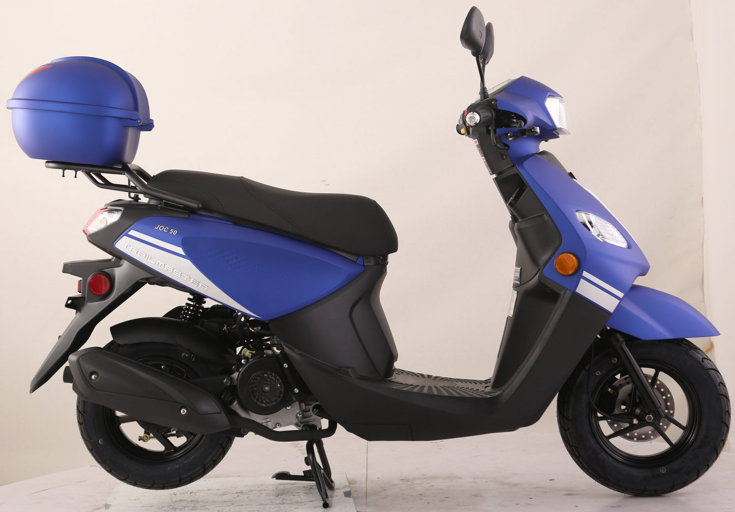 Flash 50cc Street Scooter, CVT Automatic, LED Lights, Rear Trunk Included