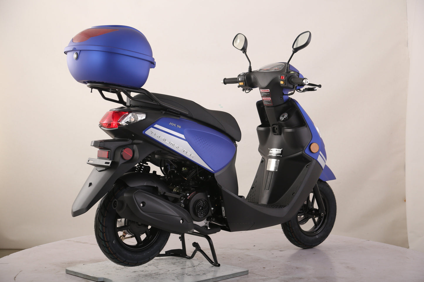 Flash 50cc Street Scooter, CVT Automatic, LED Lights, Rear Trunk Included