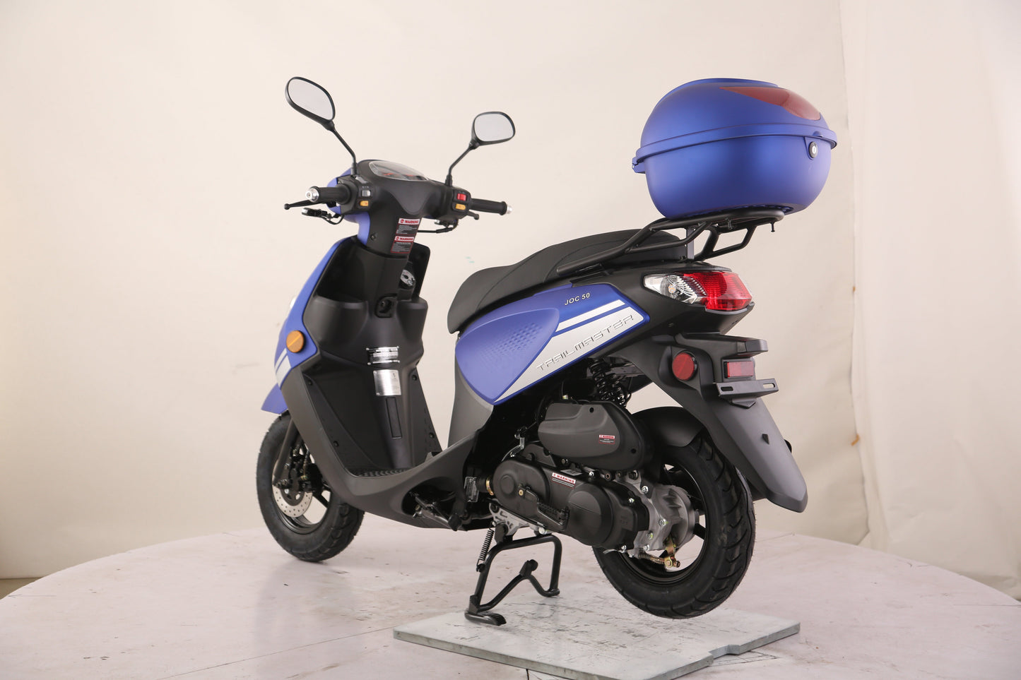 Flash 50cc Street Scooter, CVT Automatic, LED Lights, Rear Trunk Included