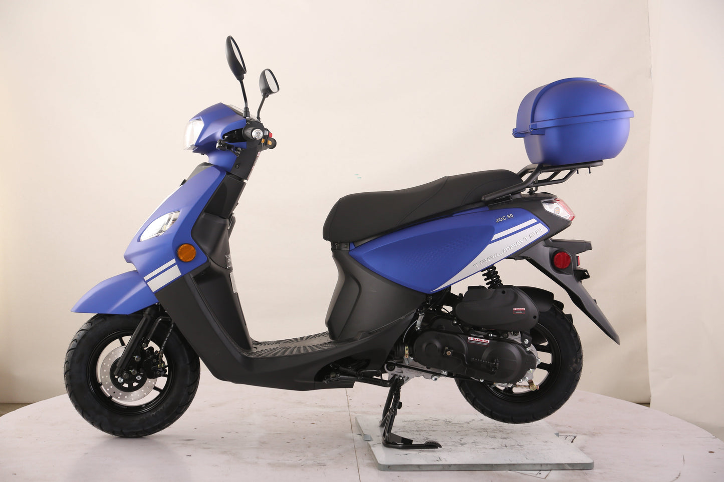 Flash 50cc Street Scooter, CVT Automatic, LED Lights, Rear Trunk Included