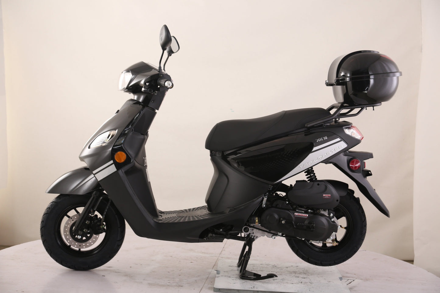 Flash 50cc Street Scooter, CVT Automatic, LED Lights, Rear Trunk Included