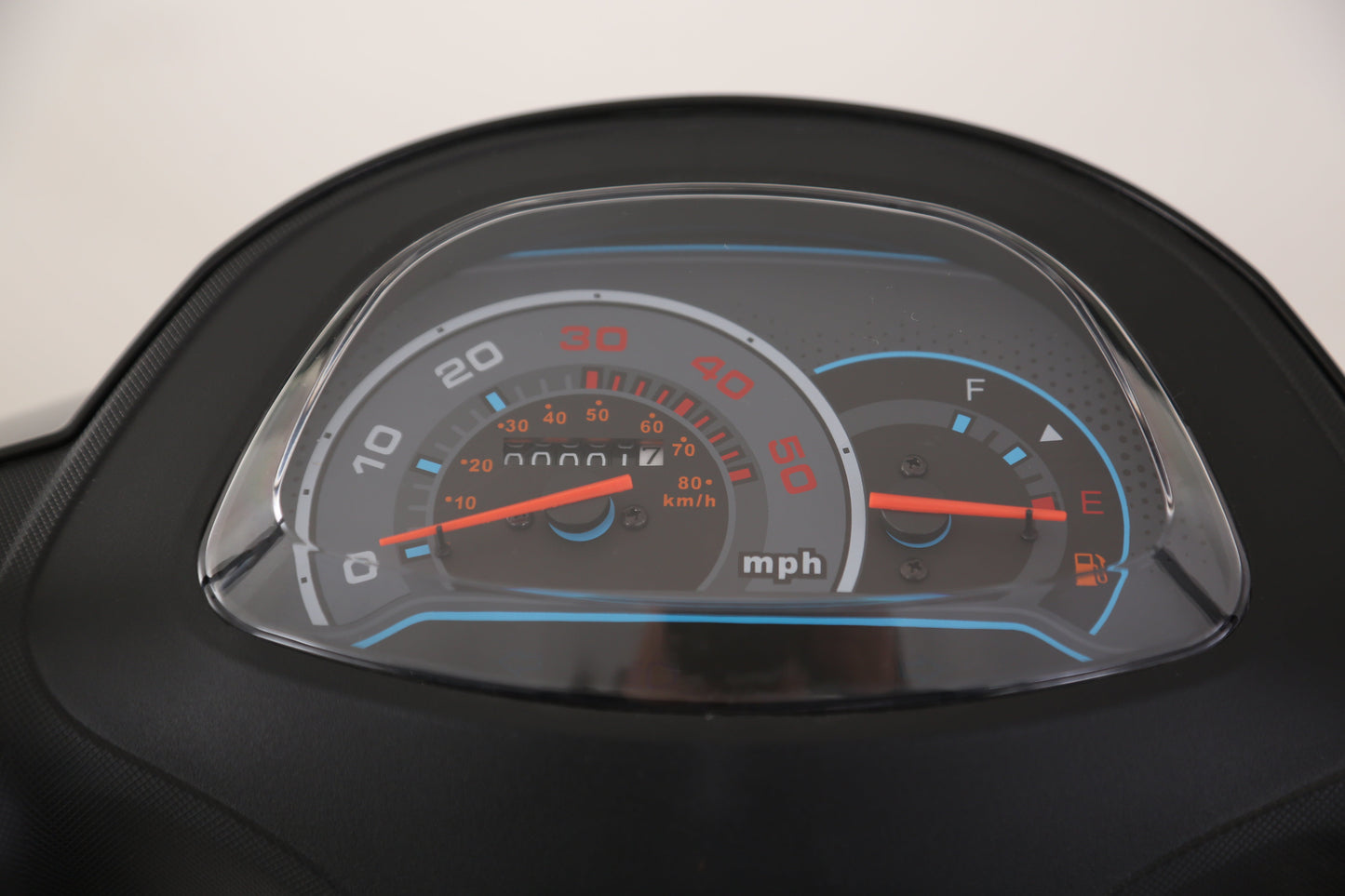 Flash 50cc Street Scooter, CVT Automatic, LED Lights, Rear Trunk Included