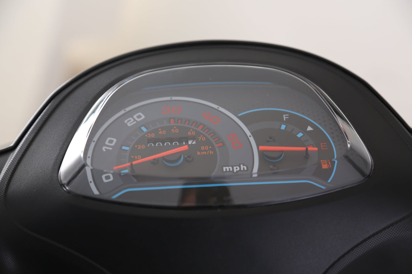 Flash 50cc Street Scooter, CVT Automatic, LED Lights, Rear Trunk Included