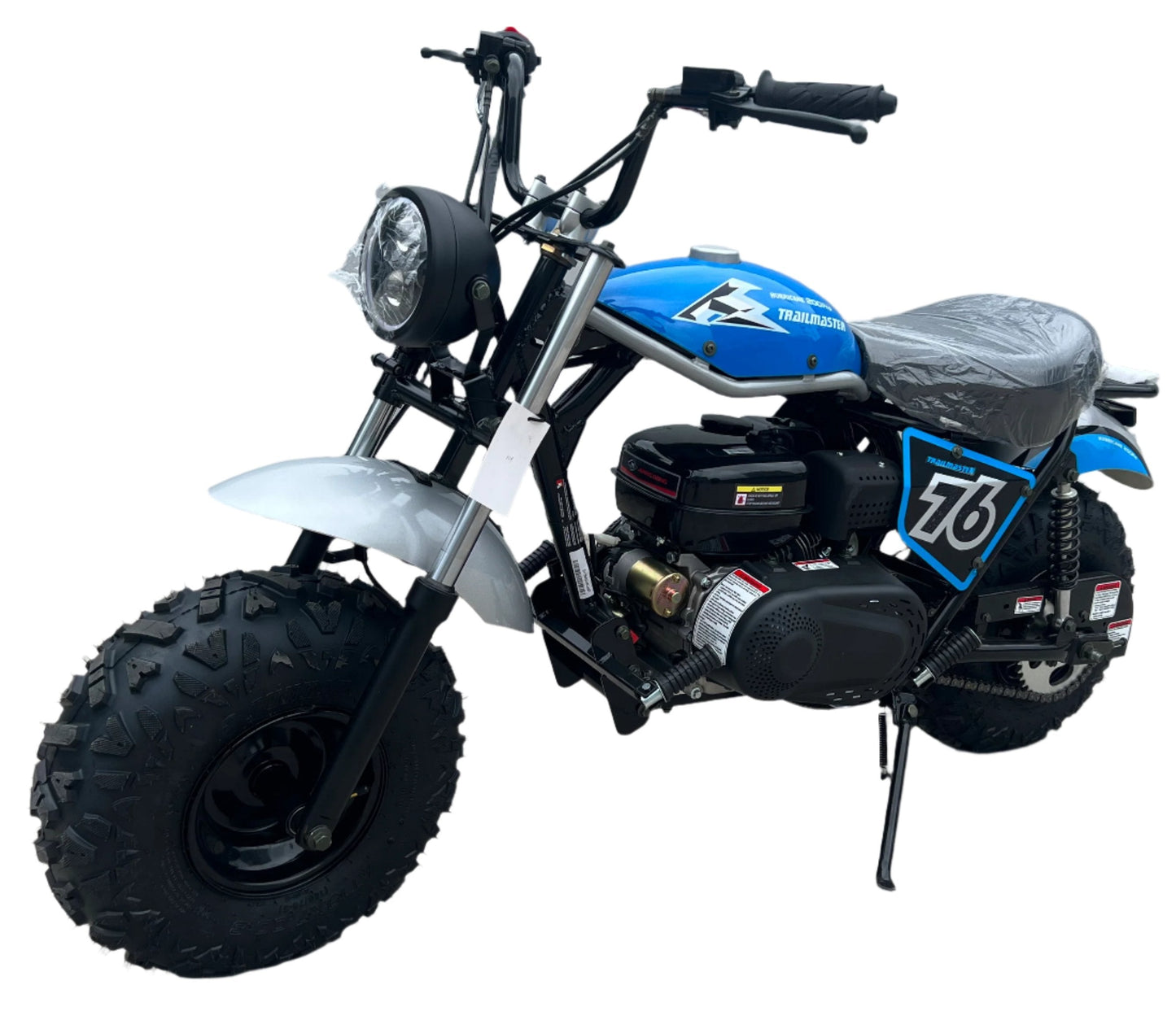 Hurricane 200X PRO Mini Bike, 196cc 6.5hp with Electric Start, Torque Converter, Dual Disc Brakes, Front & Rear Suspension, LED Headlight