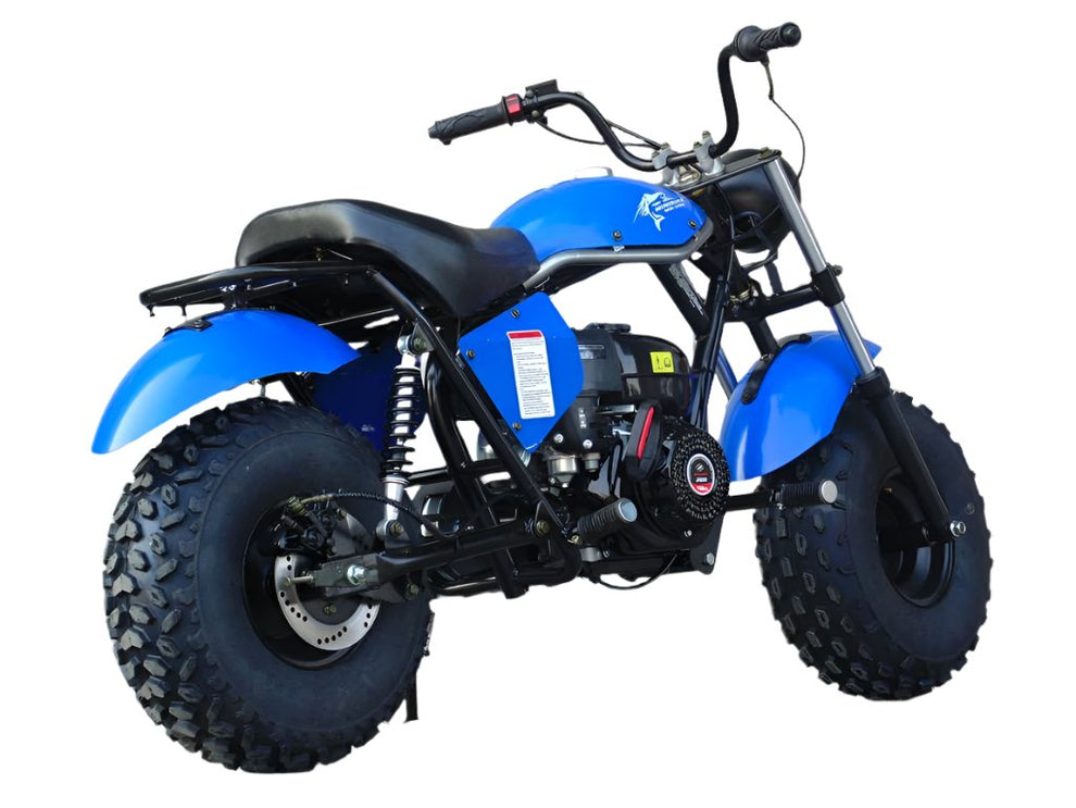 TrailMaster Monster Dog II Mini Bike, 196cc 6.5hp with Torque Converte ...