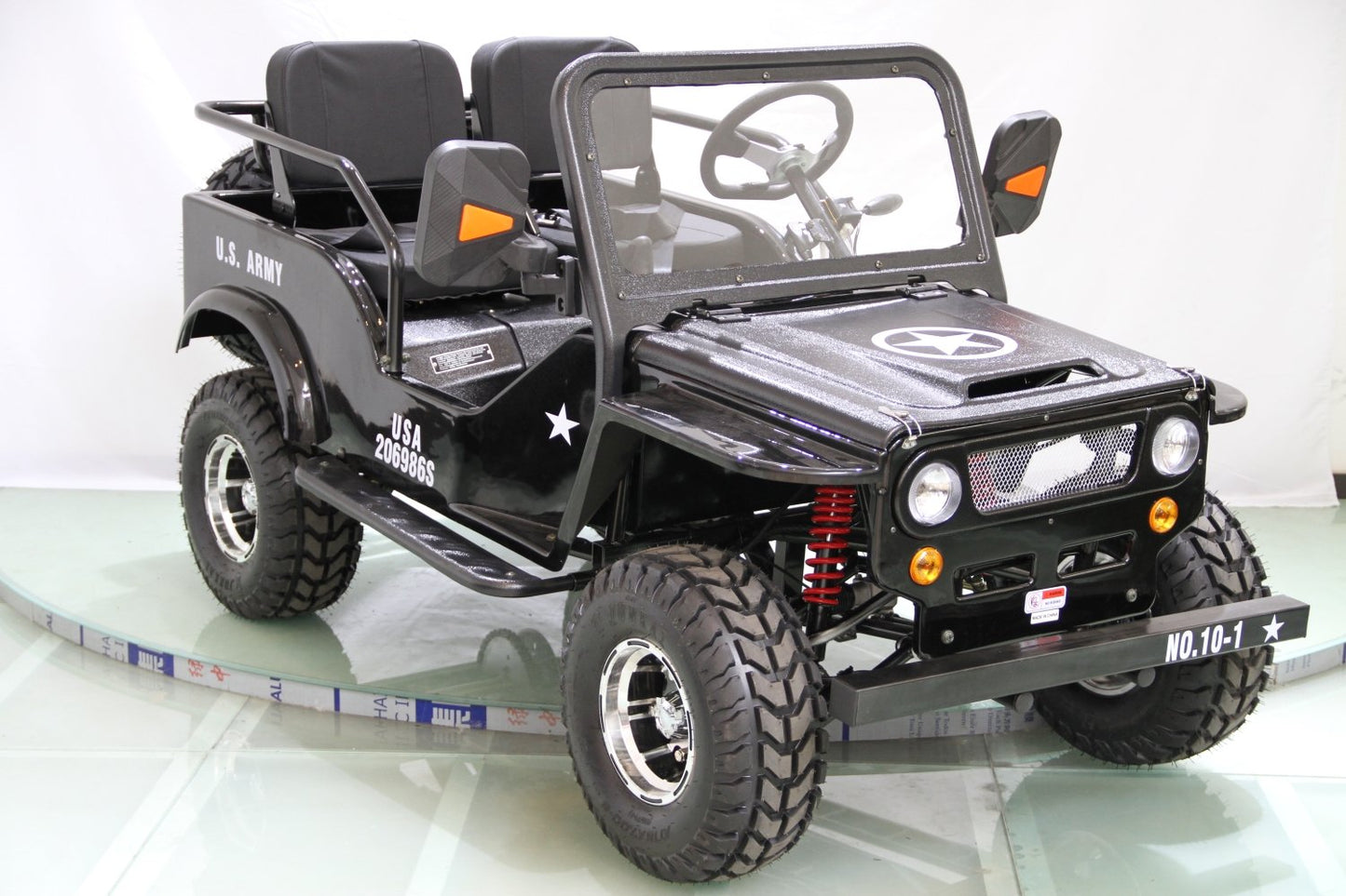 GR-2 Safari Mini Jeep Go Kart, 125cc Electric Start, 3-Speed Semi-Automatic with Reverse, Ages 12 and up