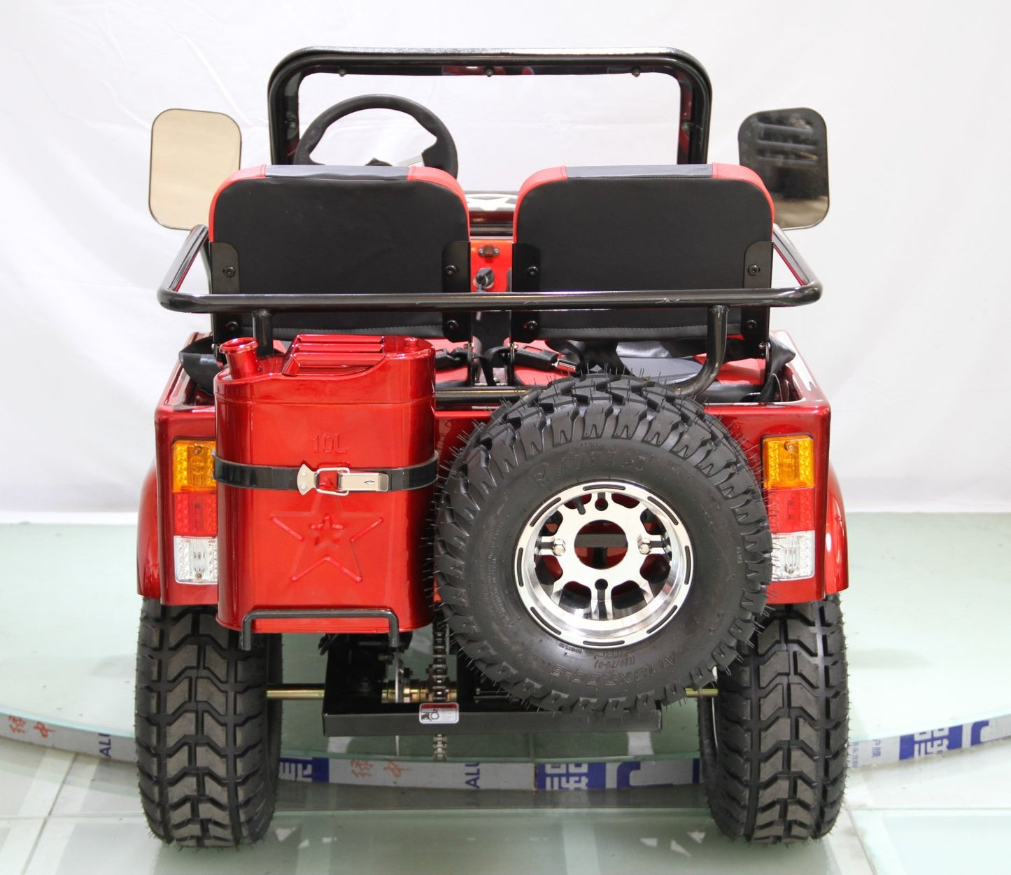 GR-2 Safari Mini Jeep Go Kart, 125cc Electric Start, 3-Speed Semi-Automatic with Reverse, Ages 12 and up