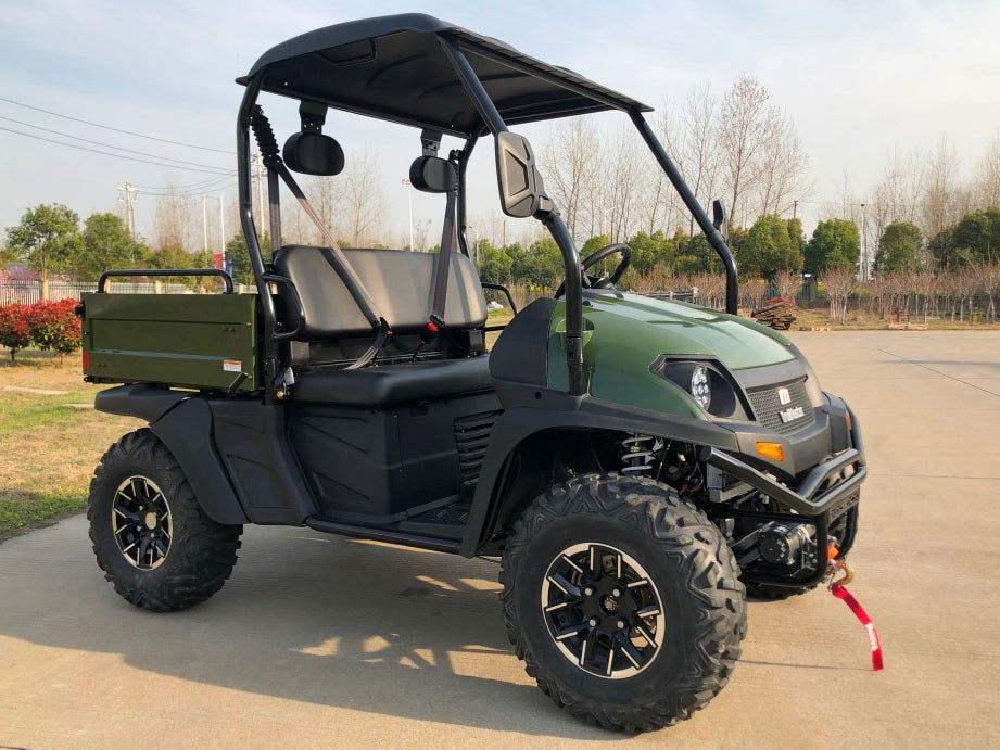 TrailMaster Taurus 450U Gas UTV, 4x4 Shaft Drive, Liquid cooled, High/Low Alloy Wheels