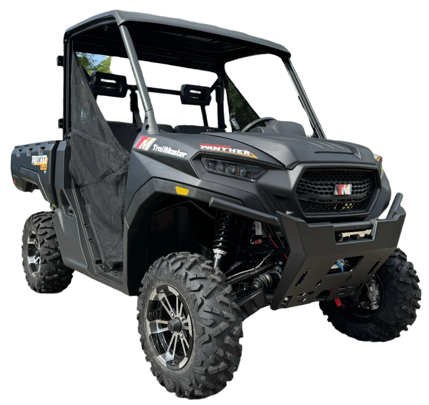 TrailMaster Panther 1000 UTV, 4X4, Larger Body, Electronic Power Steering, Heavy Duty Suspension, 83hp V-twin EFI Engine, High Low Range Automatic Trans, CA Legal