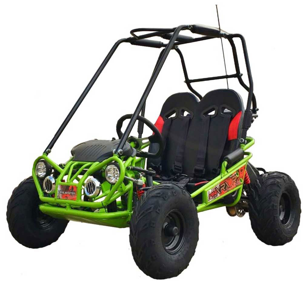 MINI XRX/R+ Go Kart, 5.5hp Parental Remote Control with Reverse, Kids Ages 4-9