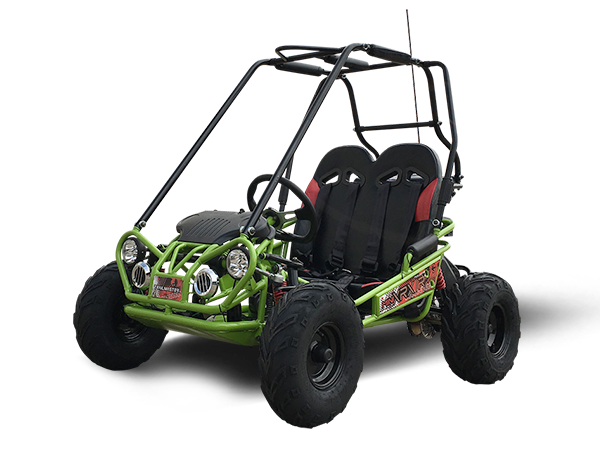 MINI XRX/R+ Go Kart, 5.5hp Parental Remote Control with Reverse, Kids Ages 4-9