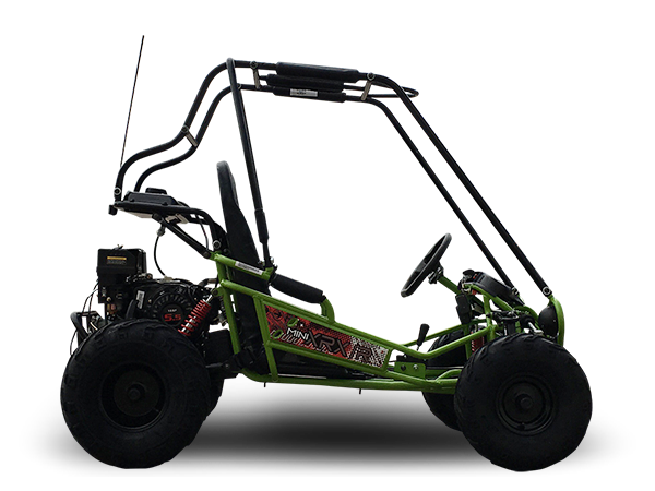 MINI XRX/R+ Go Kart, 5.5hp Parental Remote Control with Reverse, Kids Ages 4-9