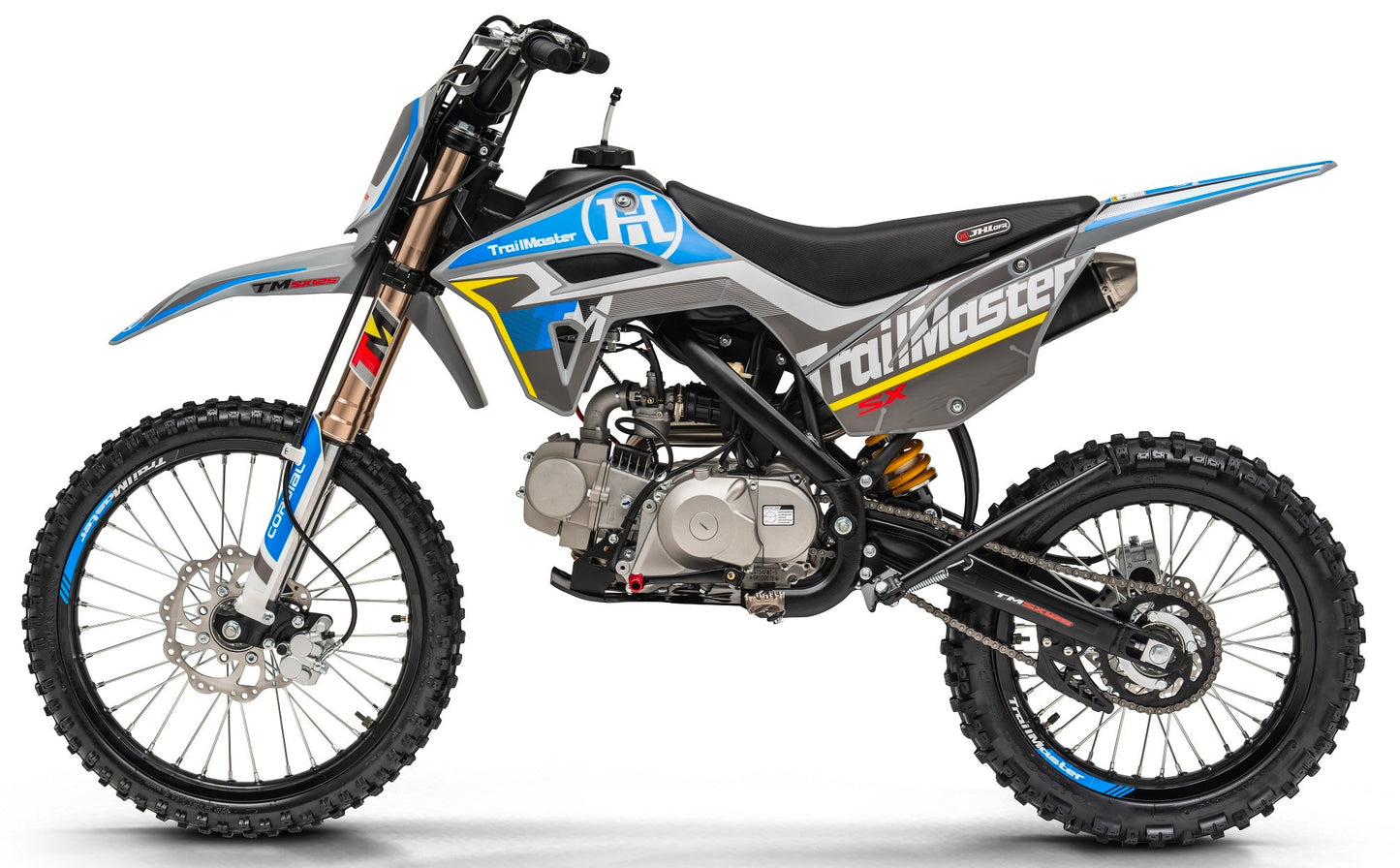 SX125 Pro Series Dirt Bike, Electric Start, 4-Speed Manual, Dual Disc Brakes, (19/16) Wheels