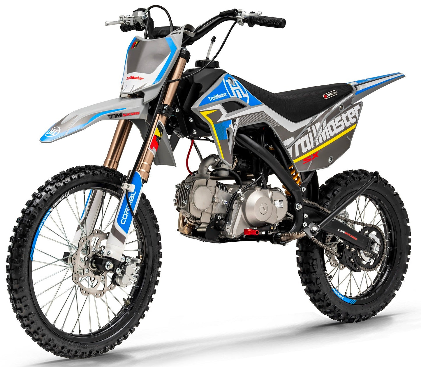SX125 Pro Series Dirt Bike, Electric Start, 4-Speed Manual, Dual Disc Brakes, (19/16) Wheels