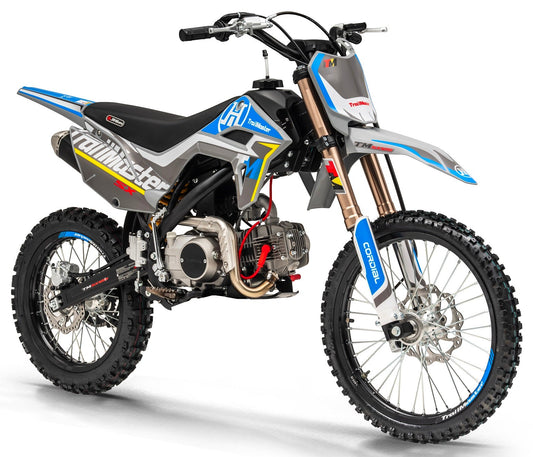 SX125 Pro Series Dirt Bike, Electric Start, 4-Speed Manual, Dual Disc Brakes, (19/16) Wheels