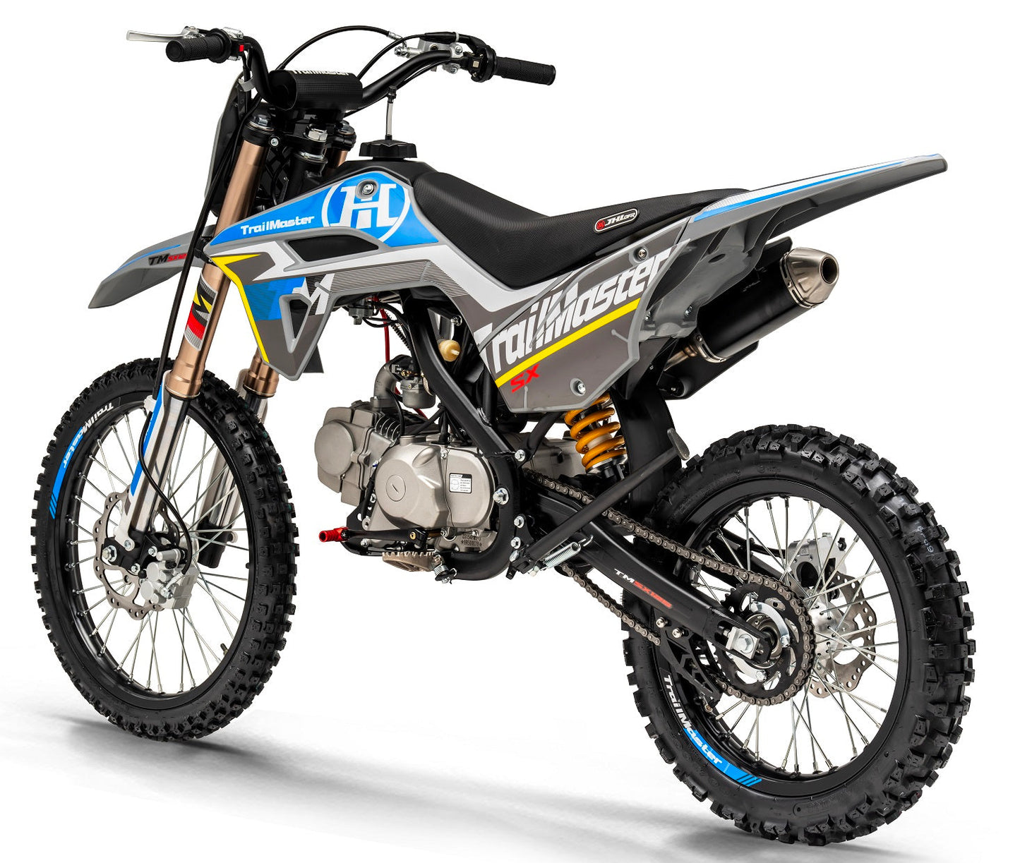 SX125 Pro Series Dirt Bike, Electric Start, 4-Speed Manual, Dual Disc Brakes, (19/16) Wheels