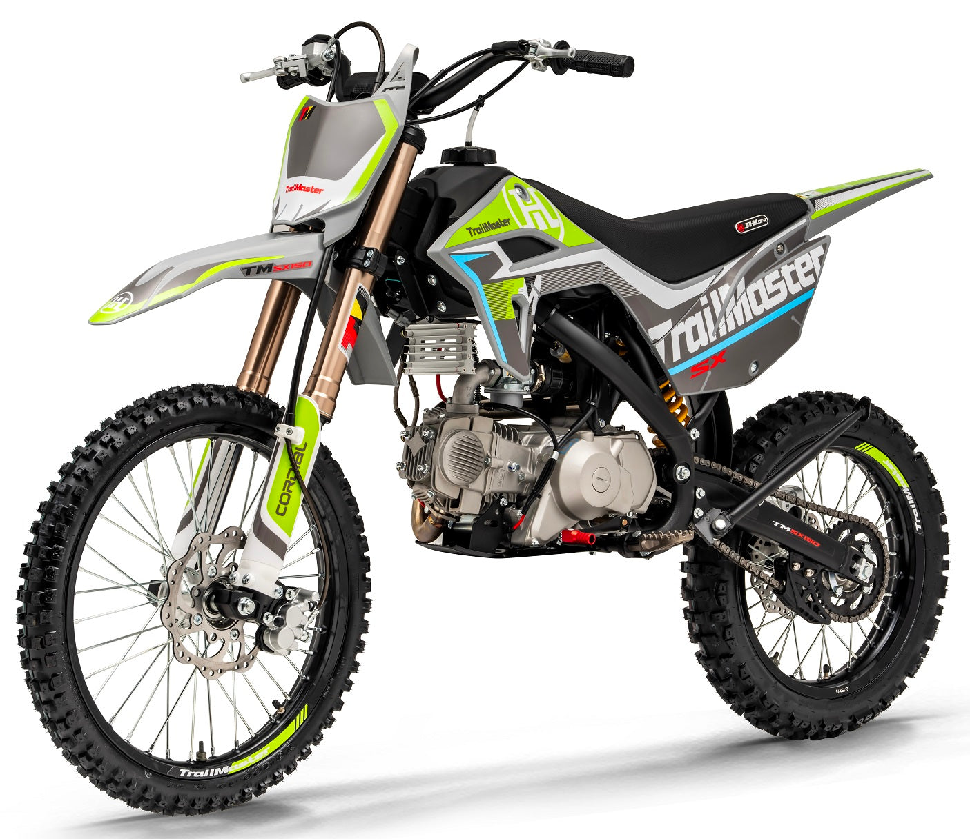 SX150 Pro Series Dirt Bike, Electric Start, 4-Speed Manual, Dual Disc Brakes, (19/16) Wheels