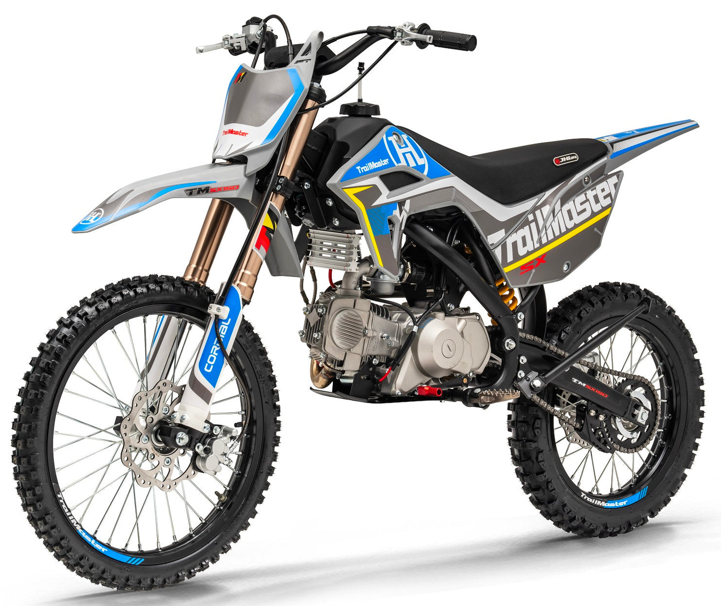 SX150 Pro Series Dirt Bike, Electric Start, 4-Speed Manual, Dual Disc Brakes, (19/16) Wheels
