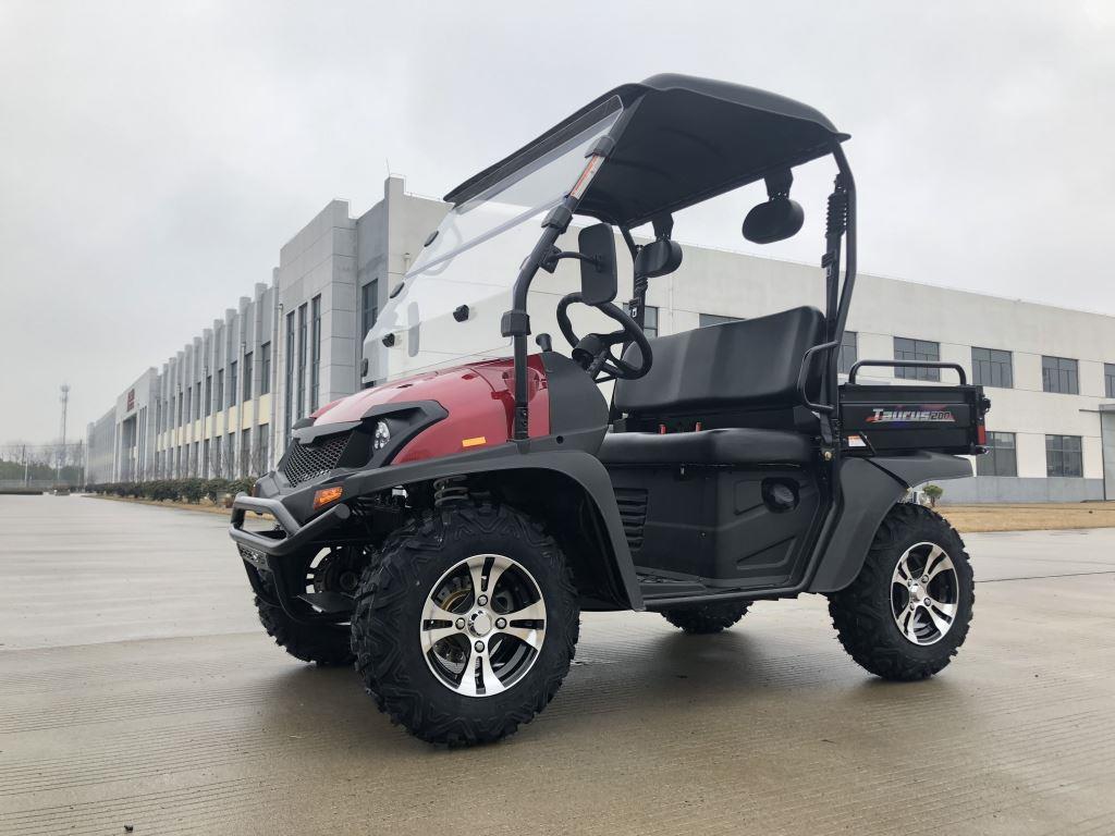 TrailMaster Taurus 200U Gas UTV High/Low Gear-Golf Cart Style UTV, Alloy Wheels