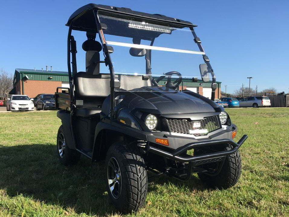 TrailMaster Taurus 200U Gas UTV High/Low Gear-Golf Cart Style UTV, Alloy Wheels