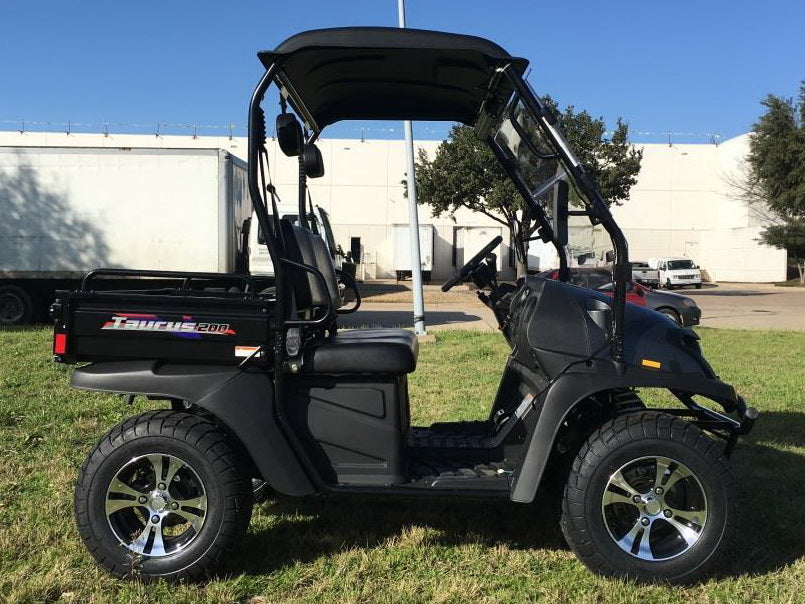 TrailMaster Taurus 200U Gas UTV High/Low Gear-Golf Cart Style UTV, Alloy Wheels