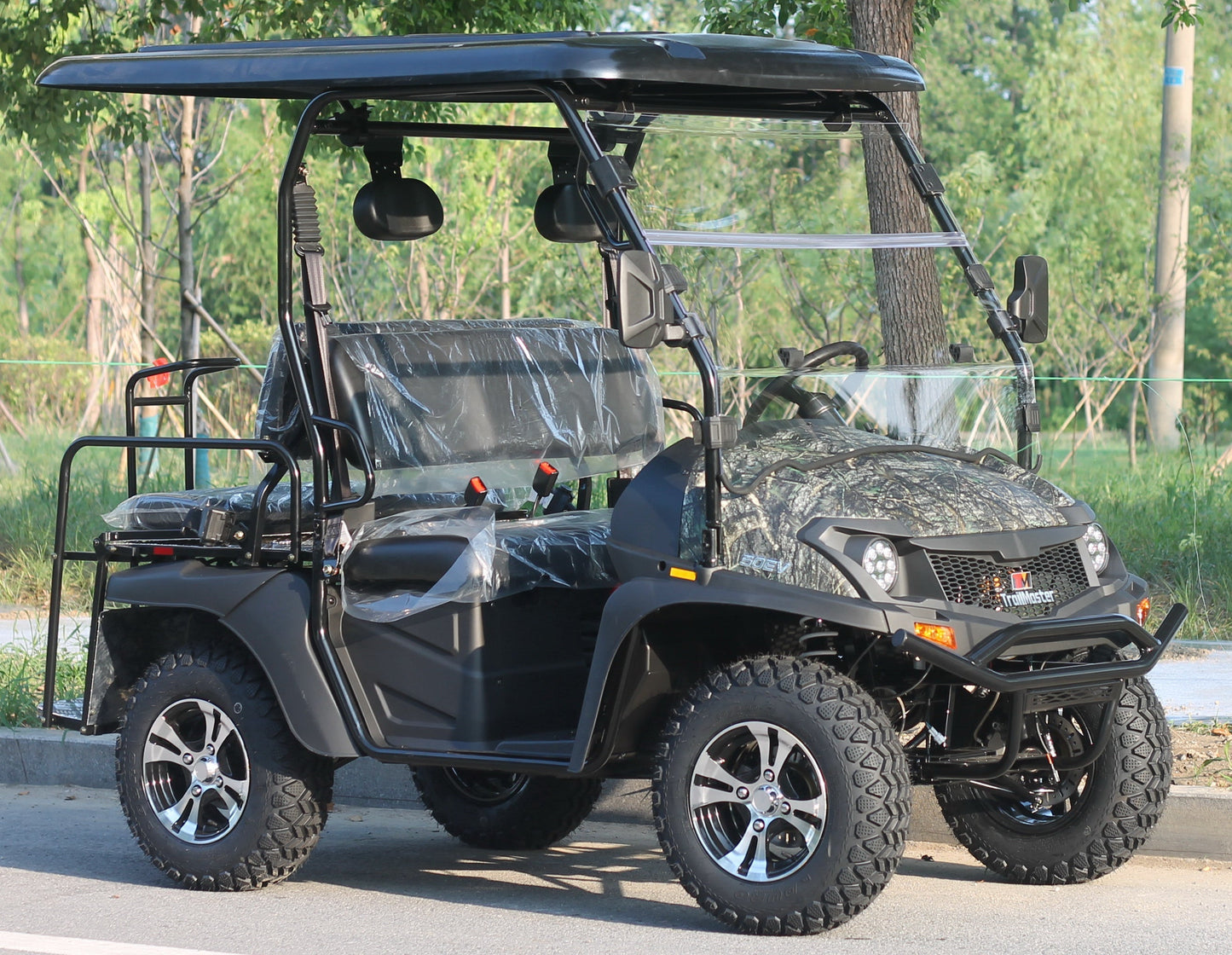 TrailMaster Taurus 50EV 4-Seat Electric Golf Cart, 60 Volt, Full DOT Light Package Included