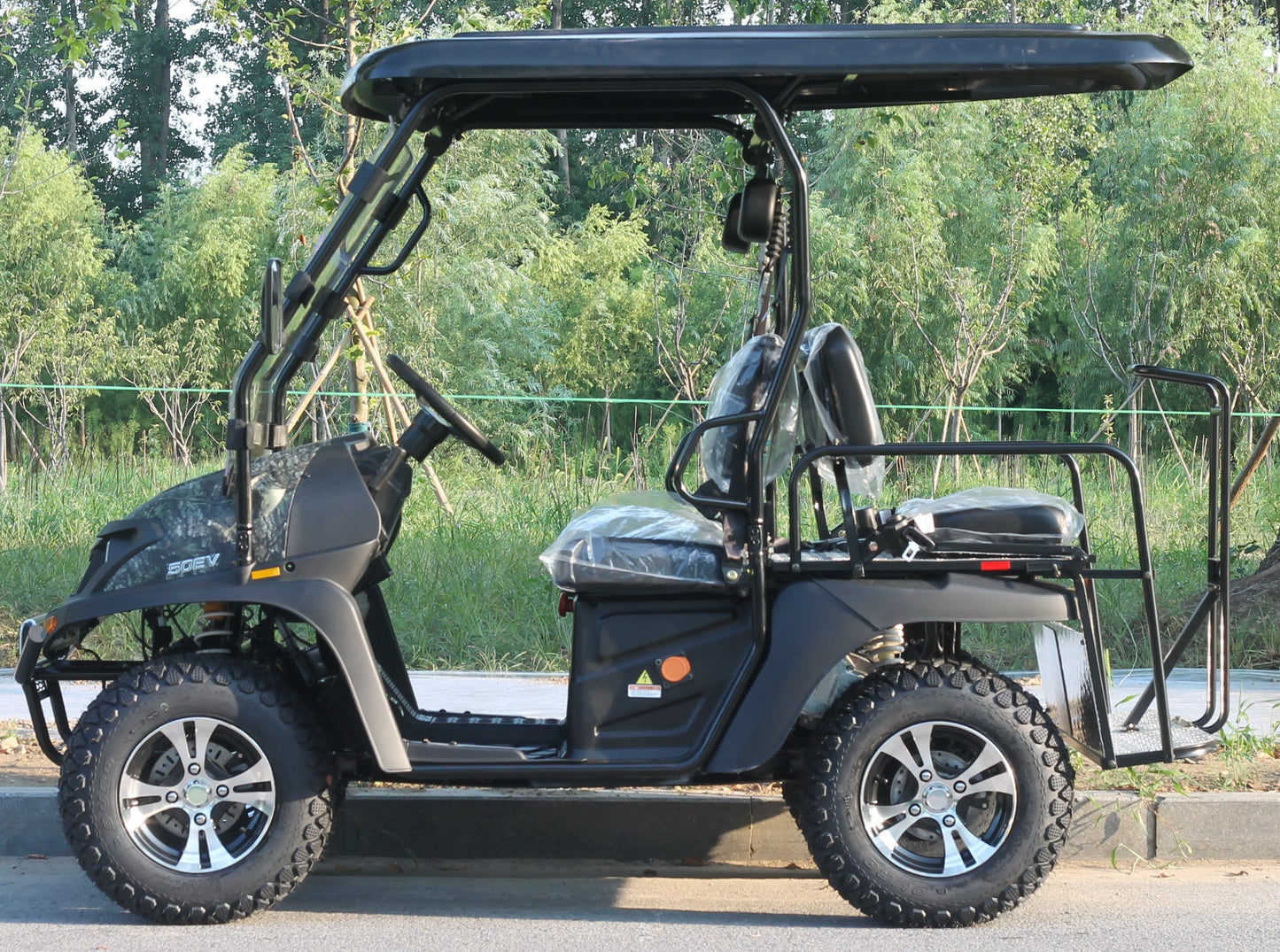 TrailMaster Taurus 50EV 4-Seat Electric Golf Cart, 60 Volt, Full DOT Light Package Included