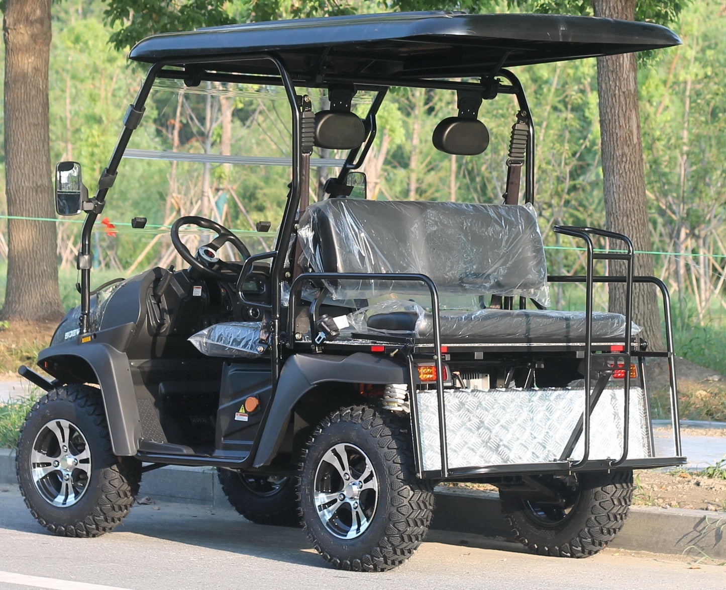 TrailMaster Taurus 50EV 4-Seat Electric Golf Cart, 60 Volt, Full DOT Light Package Included