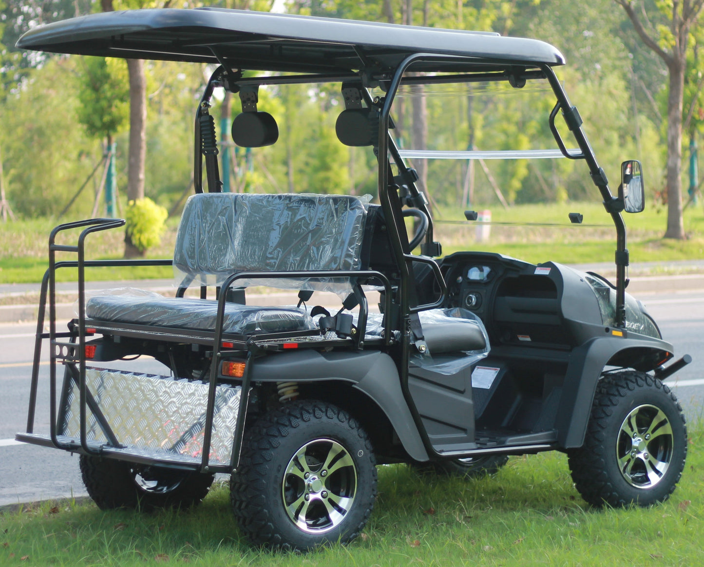 TrailMaster Taurus 50EV 4-Seat Electric Golf Cart, 60 Volt, Full DOT Light Package Included