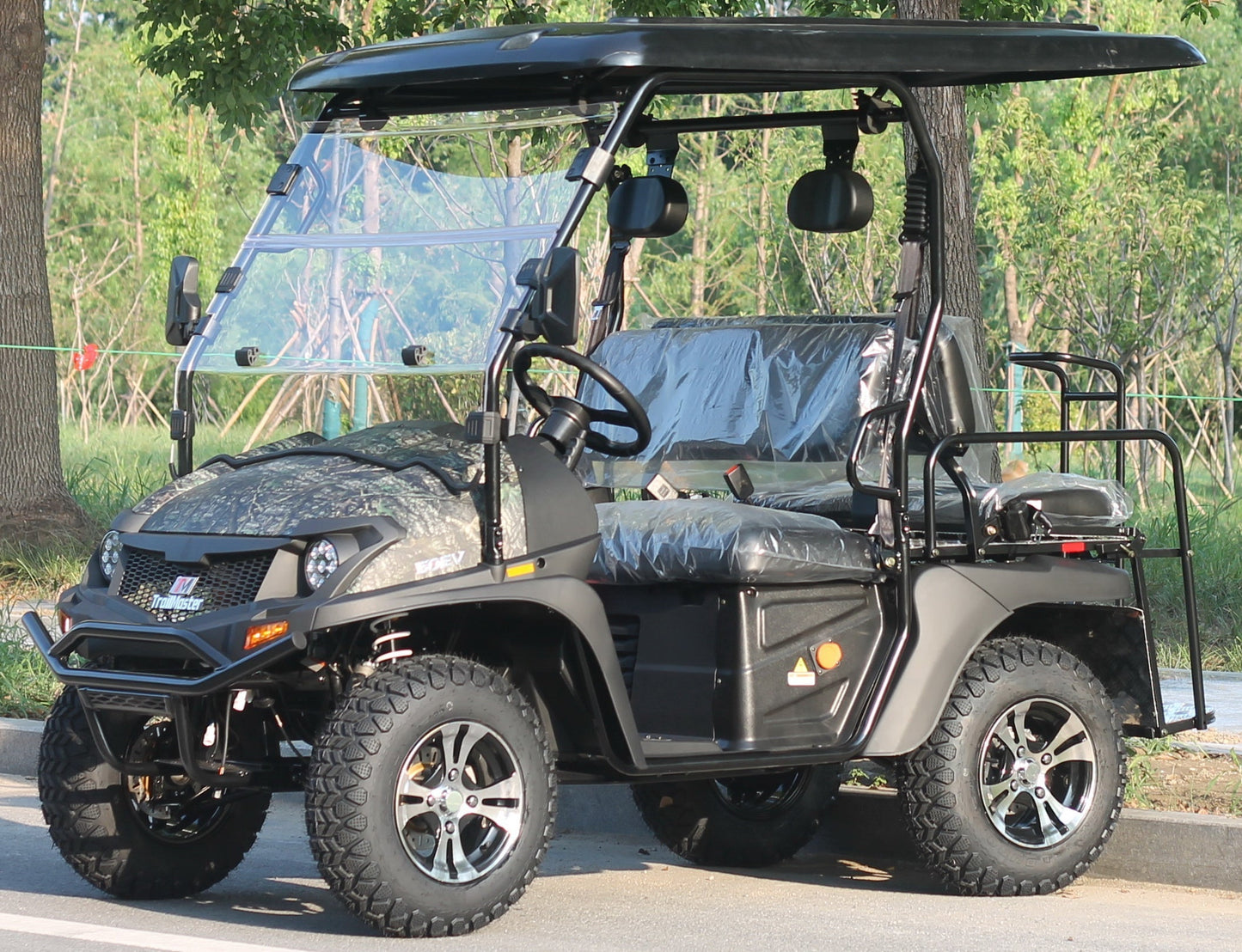 TrailMaster Taurus 50EV 4-Seat Electric Golf Cart, 60 Volt, Full DOT Light Package Included