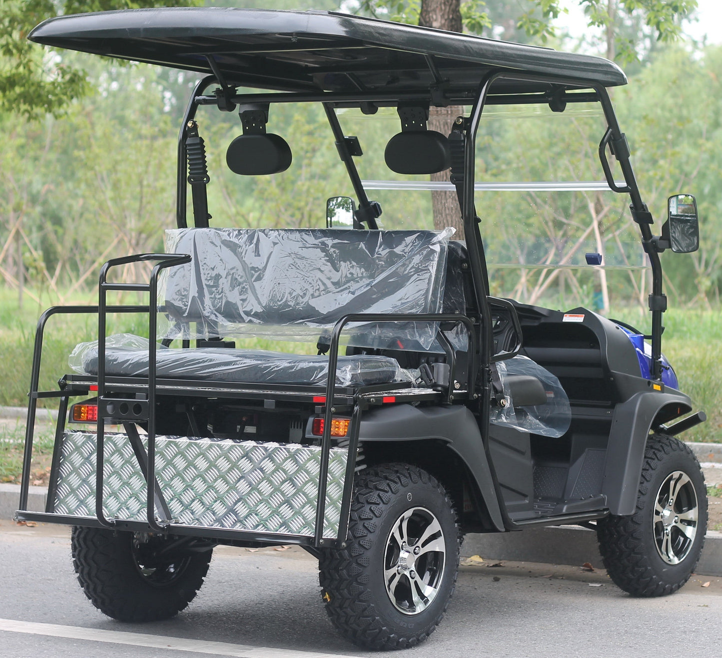 TrailMaster Taurus 50EV 4-Seat Electric Golf Cart, 60 Volt, Full DOT Light Package Included