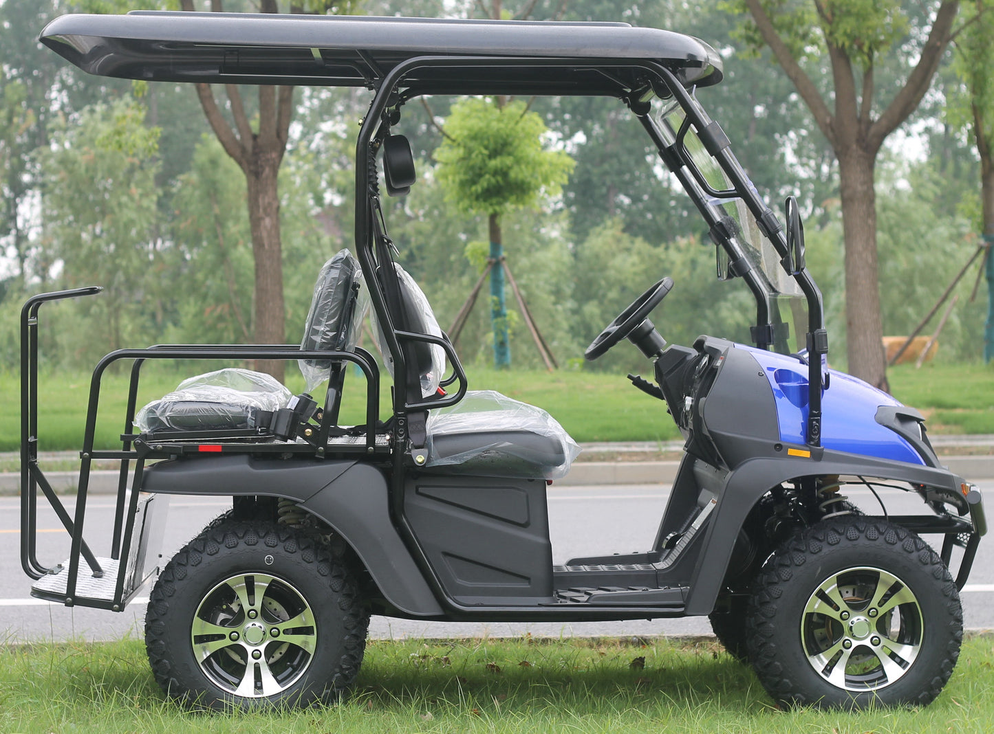 TrailMaster Taurus 50EV 4-Seat Electric Golf Cart, 60 Volt, Full DOT Light Package Included