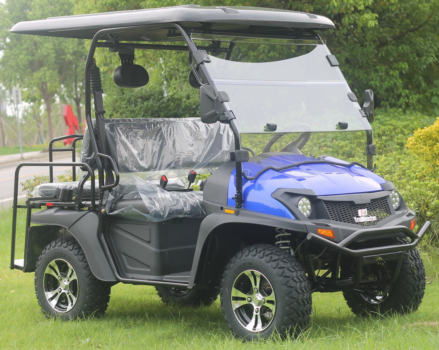 TrailMaster Taurus 50EV 4-Seat Electric Golf Cart, 60 Volt, Full DOT Light Package Included