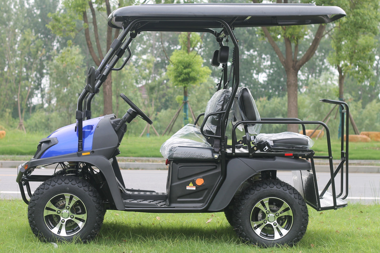 TrailMaster Taurus 50EV 4-Seat Electric Golf Cart, 60 Volt, Full DOT Light Package Included